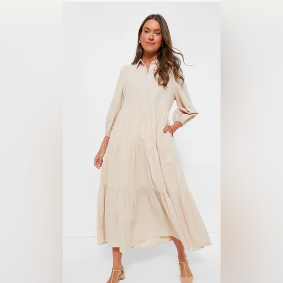 Tuckernuck Dresses & Skirts - Tuckernuck Pomander Place
Sandstone Cotton Mabel Maxi Dress